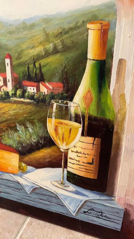 Photo 1 of FRENCH COUNTRY SIDE ORIGINAL SIGNED OIL PAINTING 24” X 21”