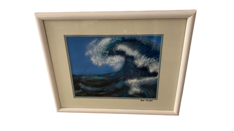 Photo 1 of BLUE THUNDER ORIGINAL OIL PAINTING 21” X 18”