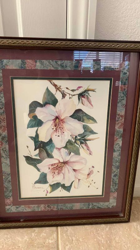 Photo 1 of 2-WHITE AZELEAS SIGNED PRINTS 18” X 22”