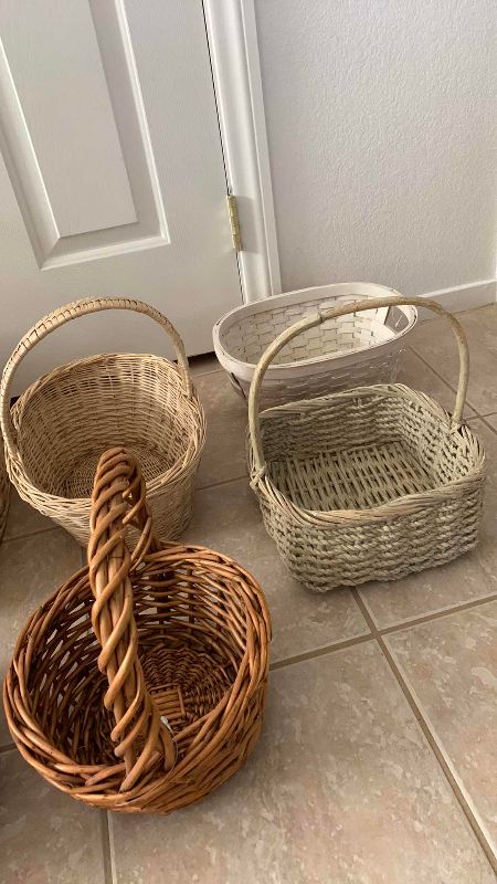 Photo 1 of 6-WICKER BASKETS