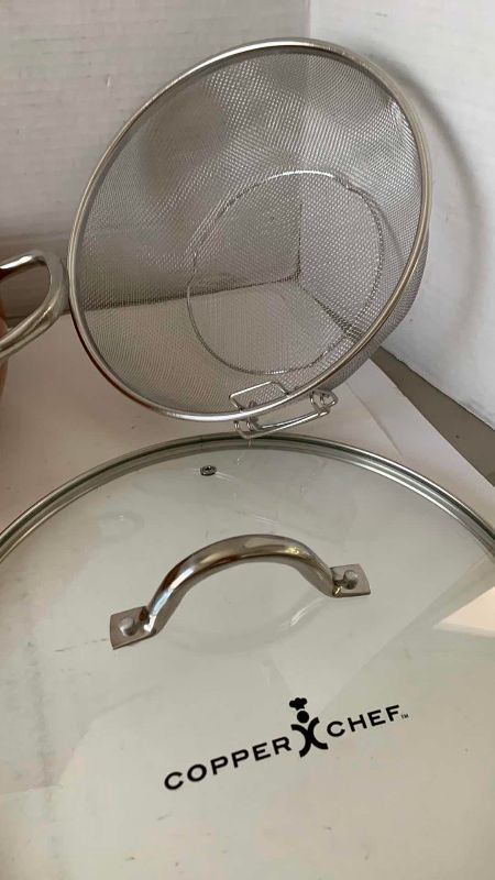 Photo 1 of COPPER CHEF COOK SET