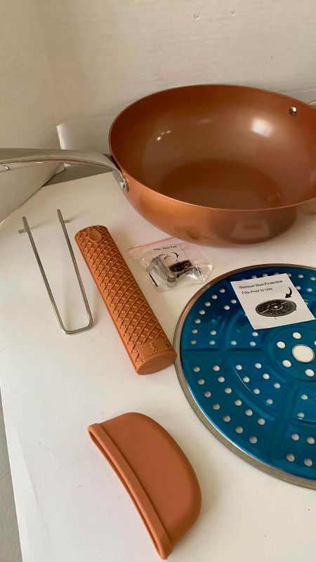 Photo 1 of COPPER CHEF COOK SET