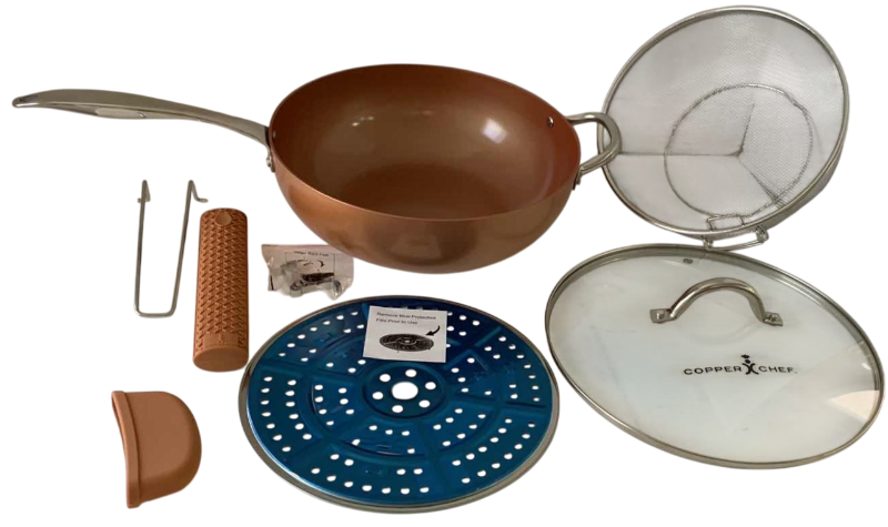 Photo 1 of COPPER CHEF COOK SET
