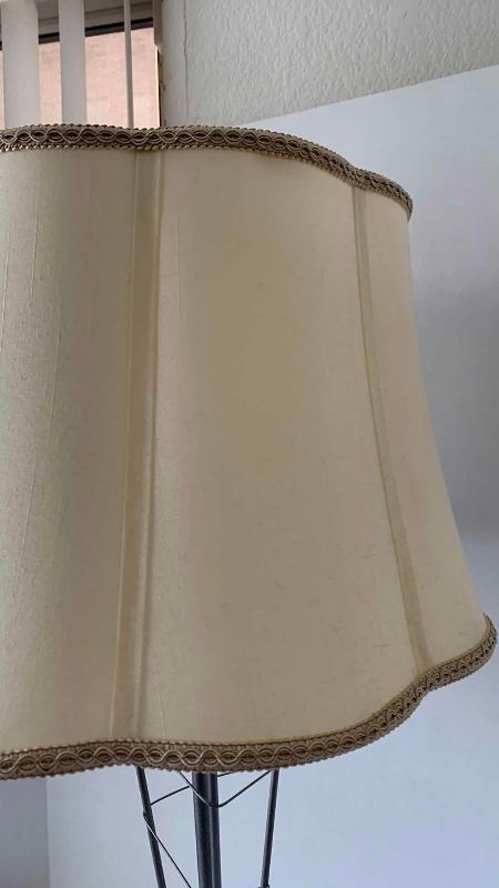 Photo 1 of VINTAGE INDUSTRIAL MODERN METAL LAMP 29”