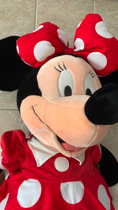 Photo 1 of DISNEY STORE 40” MINNIE MOUSE STUFFED DOLL WITH TAG