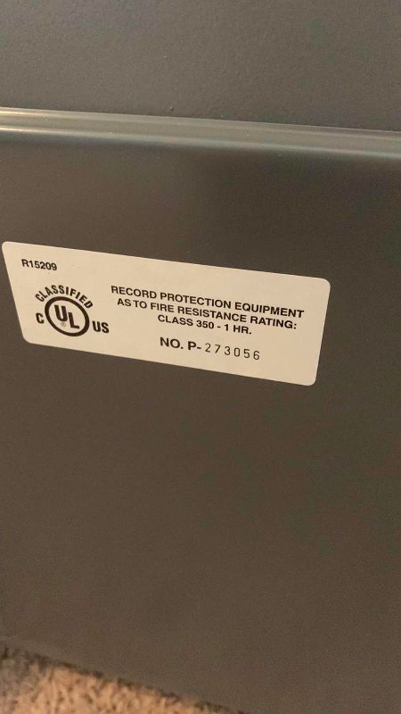 Photo 1 of FIRESAFE FIRST ALERT COMBINATION FIRE THEFT SAFE 1.2 CU. FOOT