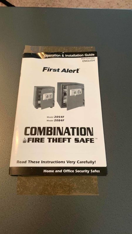 Photo 1 of FIRESAFE FIRST ALERT COMBINATION FIRE THEFT SAFE 1.2 CU. FOOT