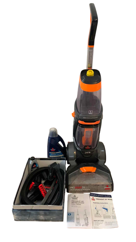 Photo 1 of BISSELL PROHEAT 2X REVOLUTION DEEP CLEANER WITH ACCESSORIES AND SHAMPOO