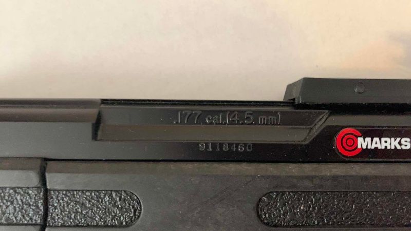 Photo 1 of MARKSMAN MODEL 1799 BRIGHT SHOT FIBER OPTIC SIGHT .177 CAL AIR RIFLE
