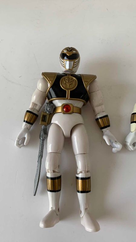 Photo 1 of 2-MIGHTY MORPHIN POWER RANGERS ACTION FIGURES