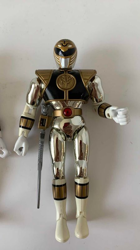 Photo 1 of 2-MIGHTY MORPHIN POWER RANGERS ACTION FIGURES