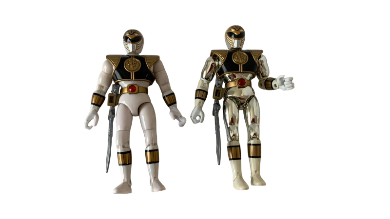 Photo 1 of 2-MIGHTY MORPHIN POWER RANGERS ACTION FIGURES