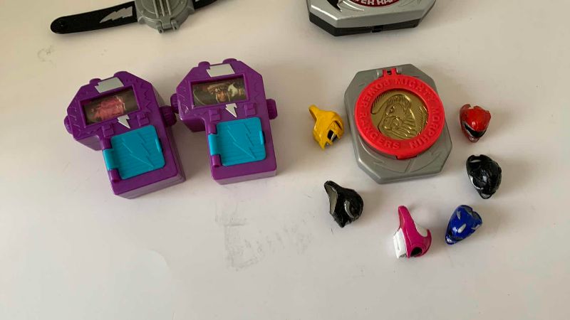 Photo 1 of MIGHTY MORPHIN POWER RANGERS POWER MORPHER BELT, LENTICULAR ELECTRONIC MORPHER, KALEIDOSCOPE, AND A COM WATCH