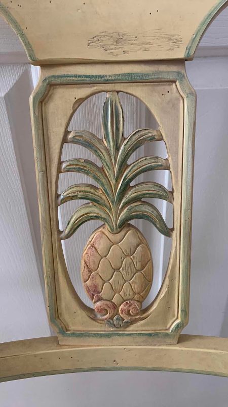 Photo 1 of ETHAN ALLEN LEGACY CARVED PINEAPPLE DINING CHAIR