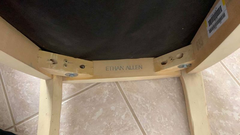 Photo 1 of ETHAN ALLEN LEGACY CARVED PINEAPPLE DINING CHAIR