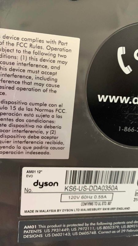 Photo 1 of DYSON AM01 12” DESK FAN