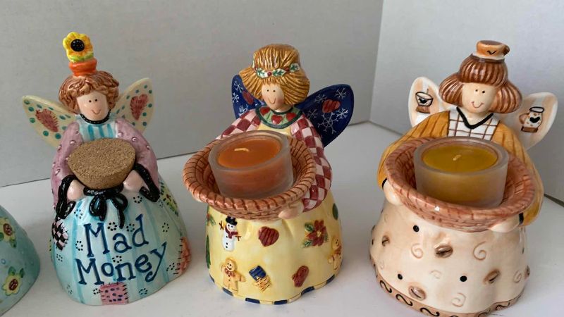 Photo 1 of 5-DEBRA JORDAN CERAMIC FIGURES