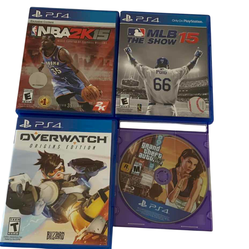 Photo 1 of 4-PLAYSTATION 4 GAMES