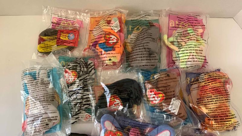 Photo 1 of COMPLETE SET OF MCDONALDS TEENY BEANIE BABIES 2000
