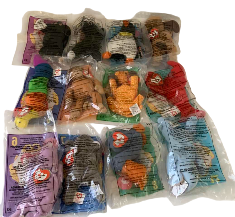 Photo 1 of COMPLETE SET OF MCDONALDS TEENY BEANIE BABIES 1998
