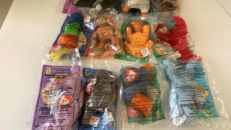 Photo 1 of COMPLETE SET OF MCDONALDS TEENY BEANIE BABIES 1998