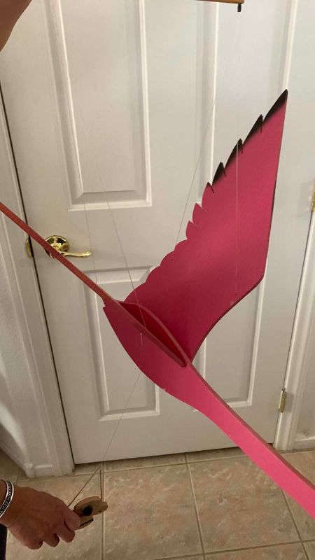 Photo 1 of VINTAGE FLAMINGO FLYING PUPPET