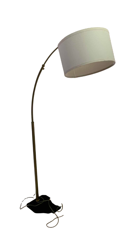 Photo 1 of LOGAN ARC BLACK FLOOR LAMP