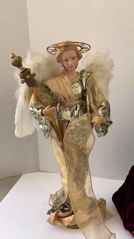 Photo 1 of 2-CHRISTMAS ANGELS 17”