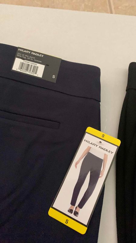 Photo 1 of 4-PAIRS WOMEN WORK/DRESS PANTS BLACK AND BLUE SIZE SMALL