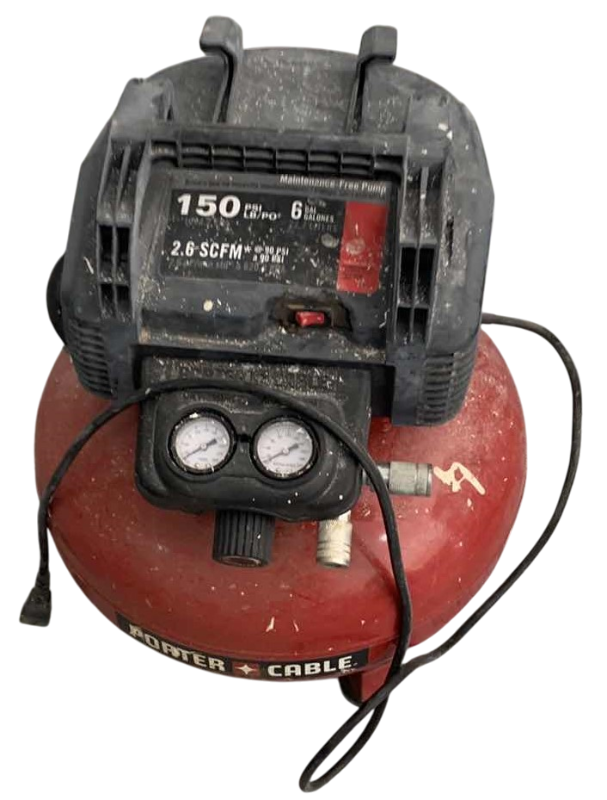 Photo 1 of PORTER CABLE 150 PSI AIR COMPRESSOR