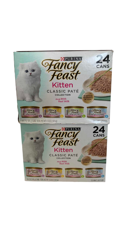 Photo 1 of 2 X 24 CANS OF PURINA KITTEN PATE CAT FOOD EXP.  8/26