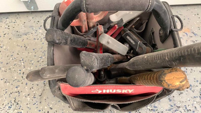 Photo 1 of HUSKY TOOL BAG WITH TOOLS