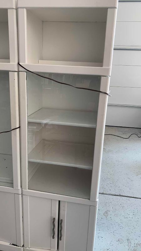 Photo 1 of 2-CURIO CABINETS 21” X 17” H 71”