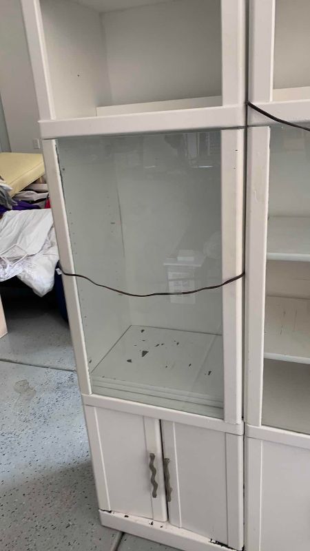 Photo 1 of 2-CURIO CABINETS 21” X 17” H 71”