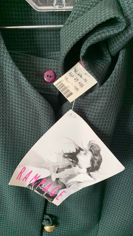 Photo 1 of WOMENS RAMPAGE BUTTON DOWN SUIT SIZE M