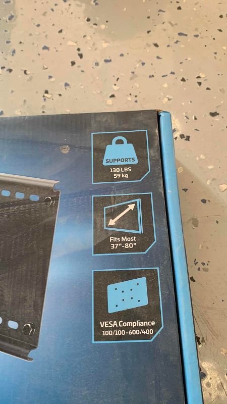 Photo 1 of ARMSTRONG 37” -80” FULL MOTION TV WALL MOUNT