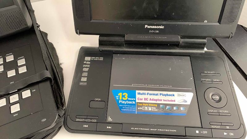 Photo 1 of 2-PORTABLE DVD PLAYERS