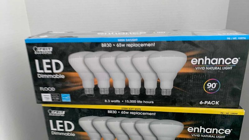 Photo 1 of 4-LED FLOOD LIGHTS AND OTHER ITEMS