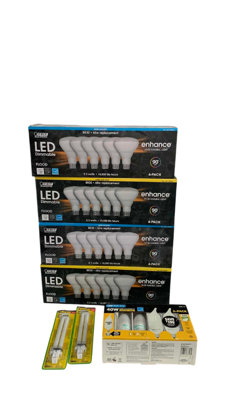 Photo 1 of 4-LED FLOOD LIGHTS AND OTHER ITEMS