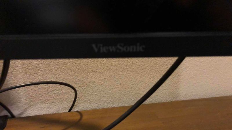 Photo 1 of 2-24" VIEWSONIC VG2439SMH DUAL COMPUTER MONITOR SETUP WITH DELL UNIVERSAL DOCK UD22