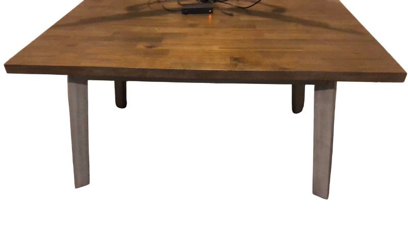 Photo 1 of WOODEN TABLE 60” X 36” H 30”