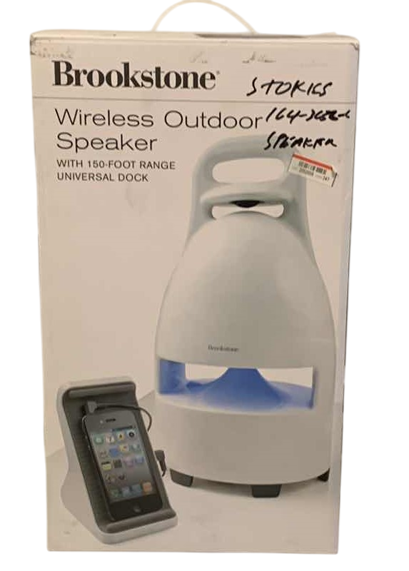 Photo 1 of BROOKSTONE WIRELESS OUTDOOR SPEAKER WITH 150 FOOT RANGE