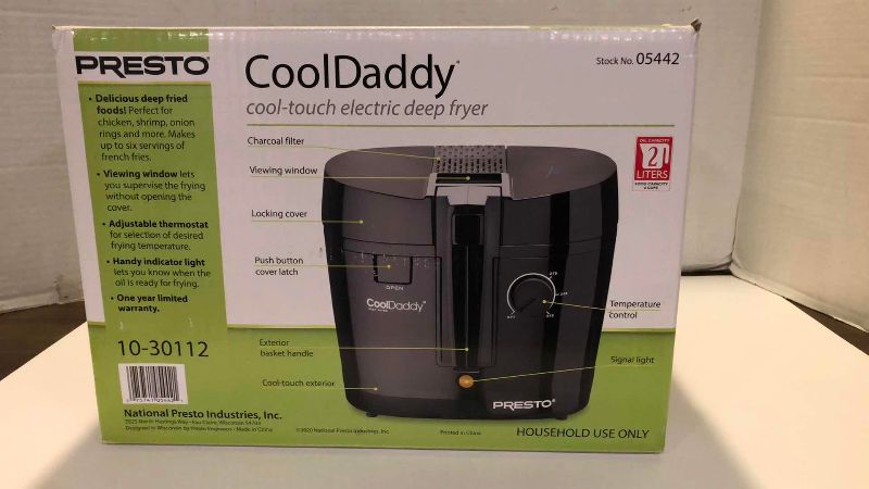 Photo 1 of PRESTO COOLDADDY ELECTRIC DEEP FRYER MODEL 05442