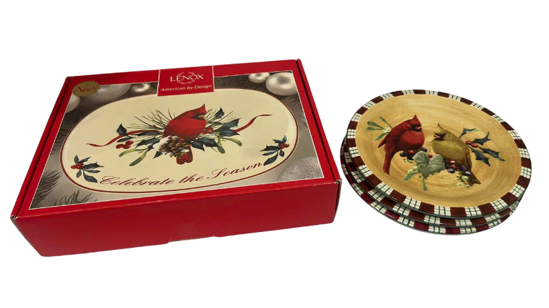 Photo 1 of LENOX WINTER GREETINGS CHRISTMAS DISH SET