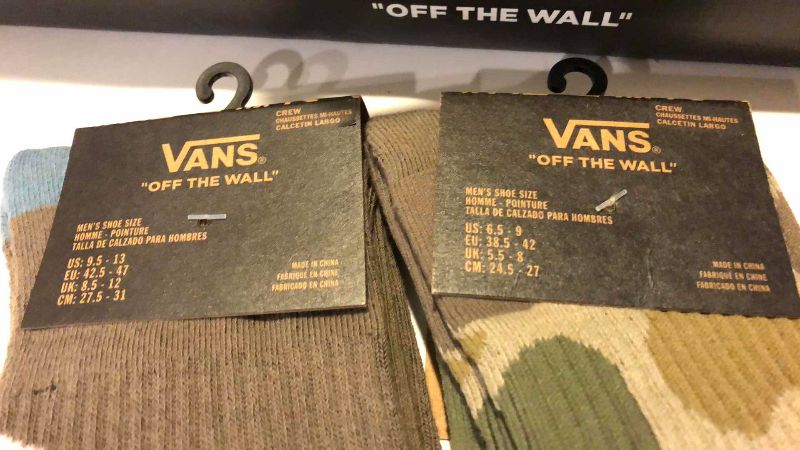 Photo 1 of 2-VANS MENS SOCKS AND A VANS BAG
