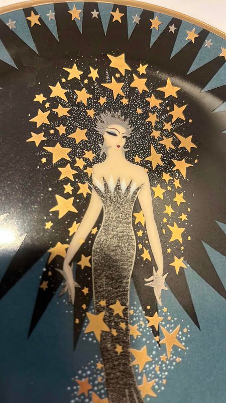 Photo 1 of HOUSE OF ERTE PORCELAIN LIMITED EDITION “STARSTRUCK” PLATE
