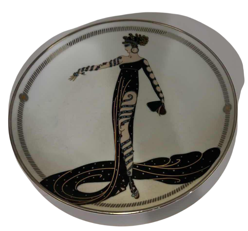 Photo 1 of HOUSE OF ERTE PORCELAIN LIMITED EDITION “LA MERVEILLEUSE” PLATE