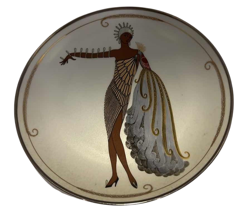 Photo 1 of HOUSE OF ERTE PORCELAIN LIMITED EDITION “DIVA II” PLATE