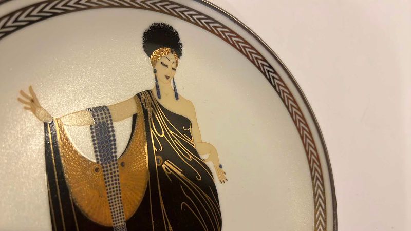 Photo 1 of HOUSE OF ERTE PORCELAIN LIMITED EDITION “GLAMOUR” PLATE