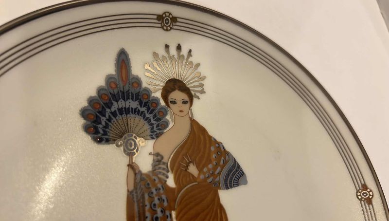 Photo 1 of HOUSE OF ERTE PORCELAIN LIMITED EDITION “ATHENA” PLATE